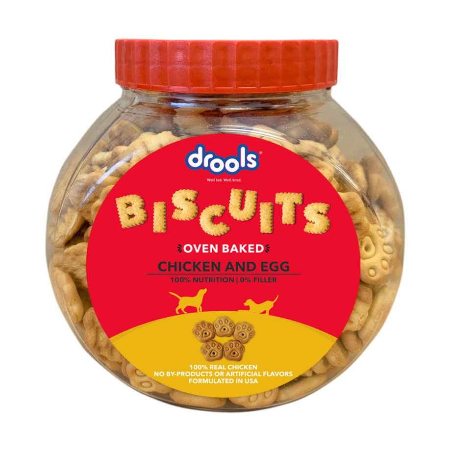 Drools Chicken & Egg Dog Biscuits - 400 gm