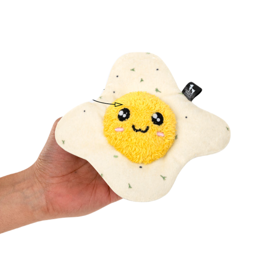 HUFT Omelette Cuddle Dog Toy